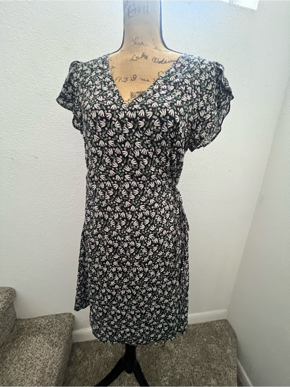 Velvet by Graham and Spencer Floral Wrap Dress
